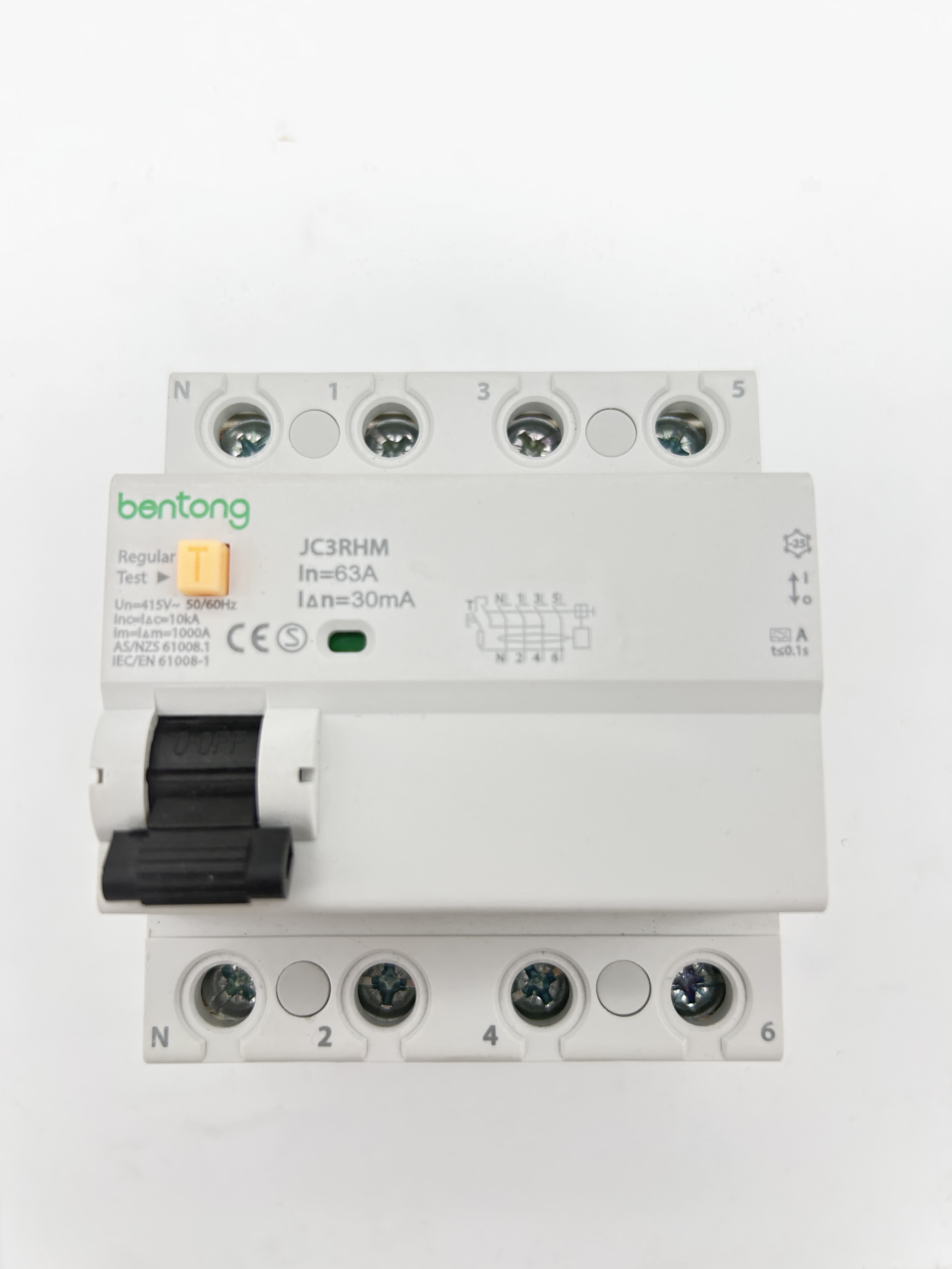 Bentong miniature circuit breaker 1P+N 63A - copy