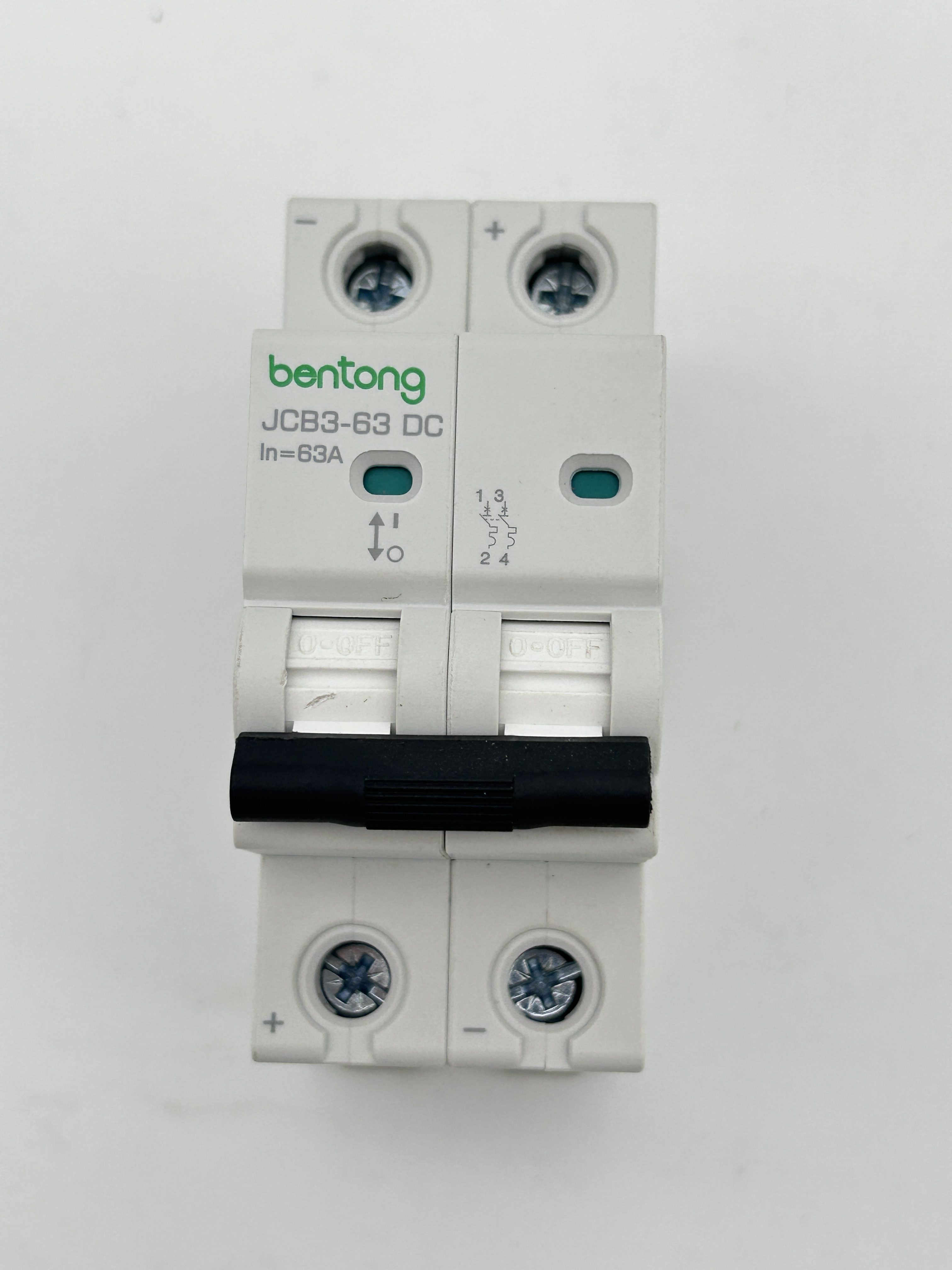 Bentong 2P miniature circuit breaker MCB JCB3-63 