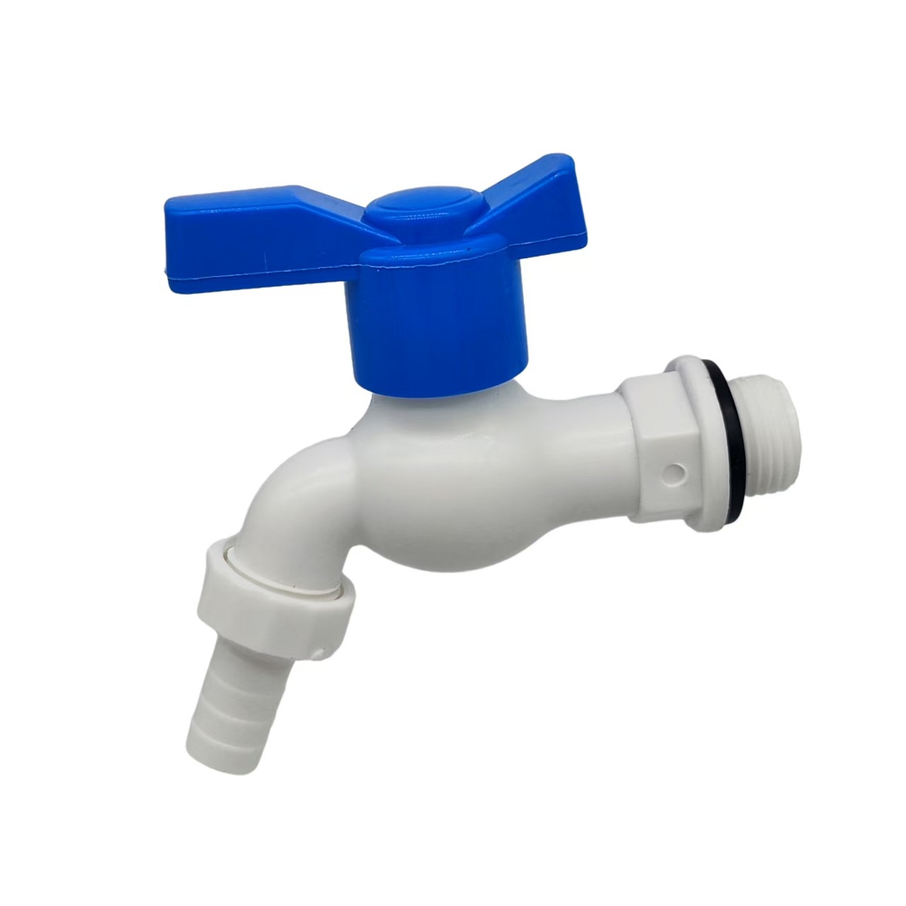 蓝蝶塑料白色水龙头